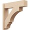 Ekena Millwork 8-in W x 32-in D x 32-in H Balboa Block Rough Cedar Woodgrain TimberThane Outlooker, Primed Tan OUTUR080X32X32BOA44RCPR - alternate 1